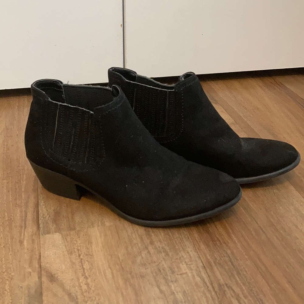 Black ankle boots